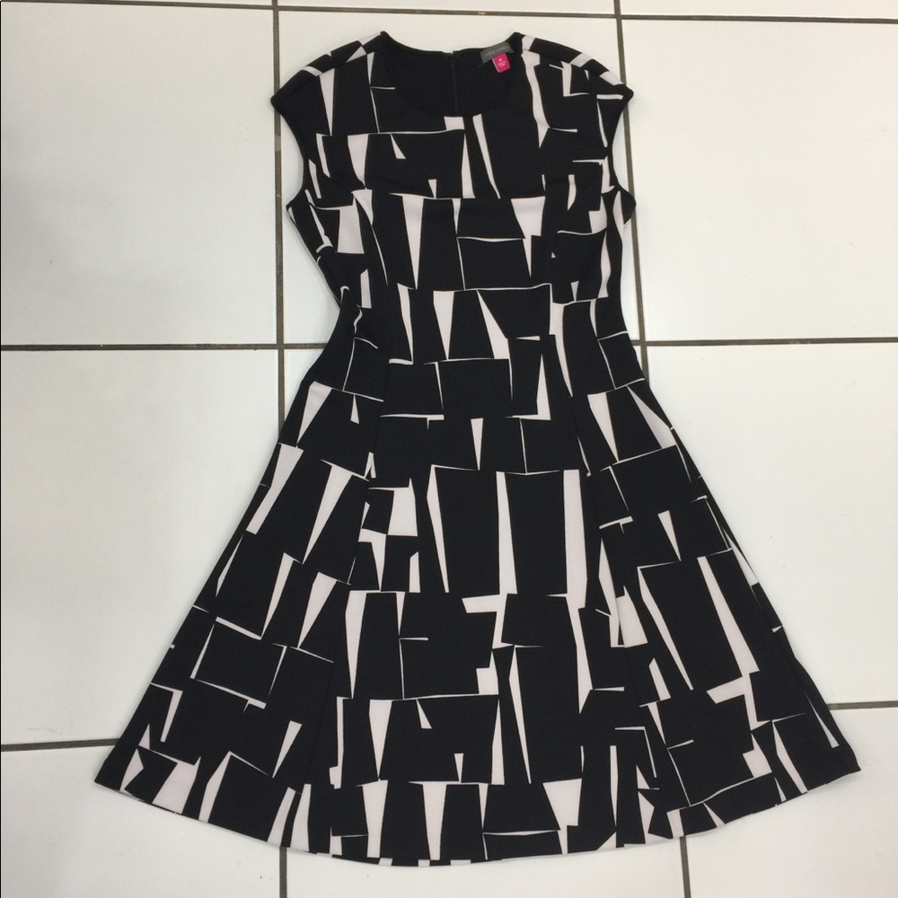 Vince Camuto Geo Print Dress